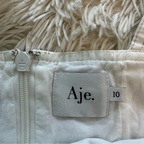 Aje 100% Linen Breeze Mini Dress Size 6 - Picture 4 of 10